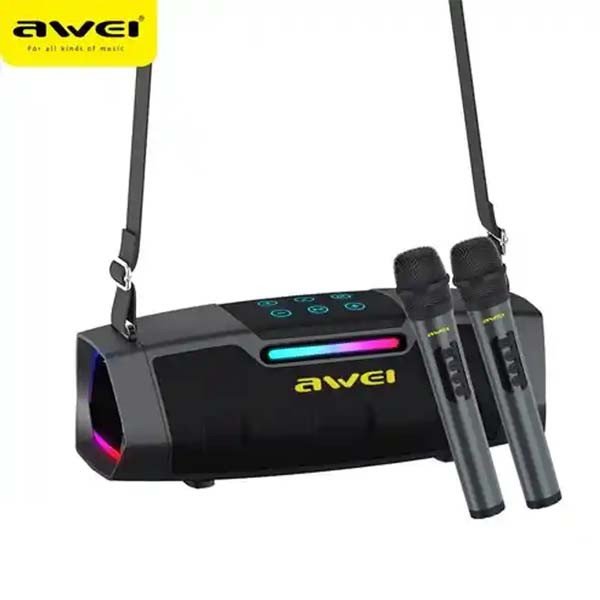 Awei KT28 Karaoke Wireless Speaker With Dual Microphone
