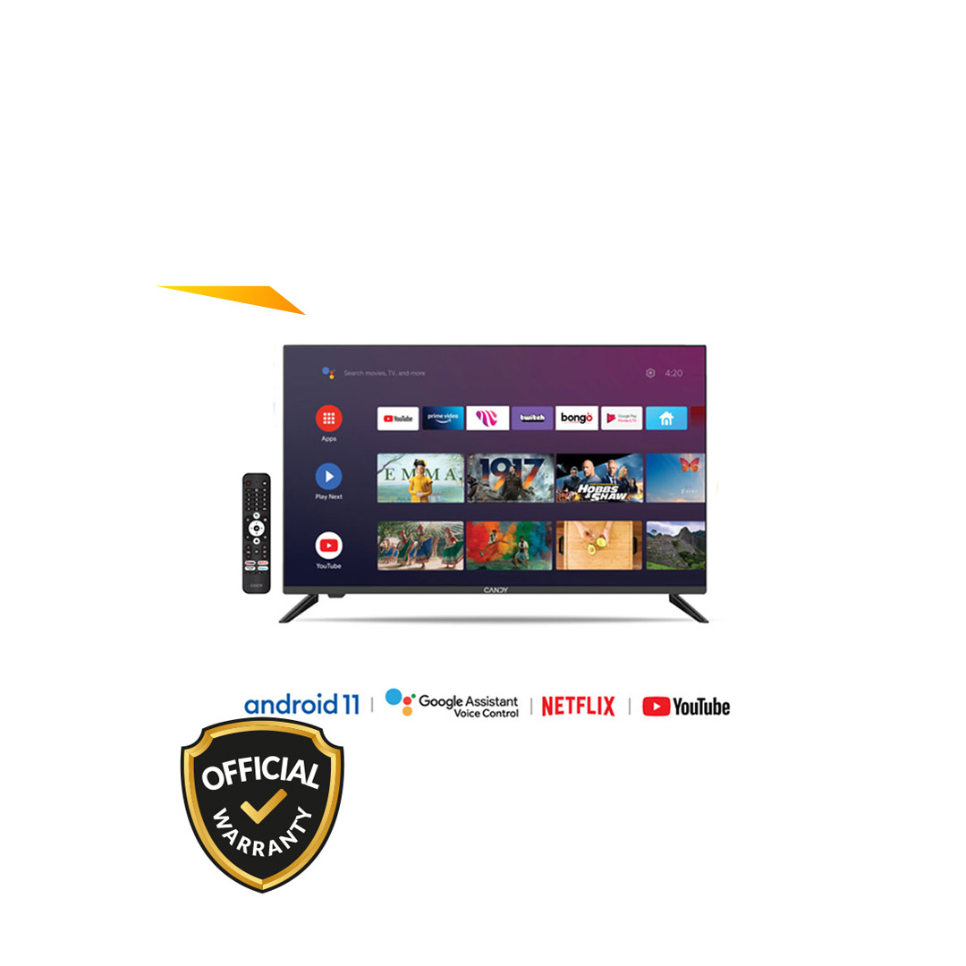 Haier Candy 40 Inch FHD Bezel-Less Android Smart TV (C40K6FG)