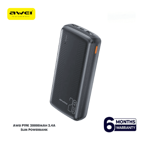 Awei P19K 20000mAh 2.4A Slim Powerbank
