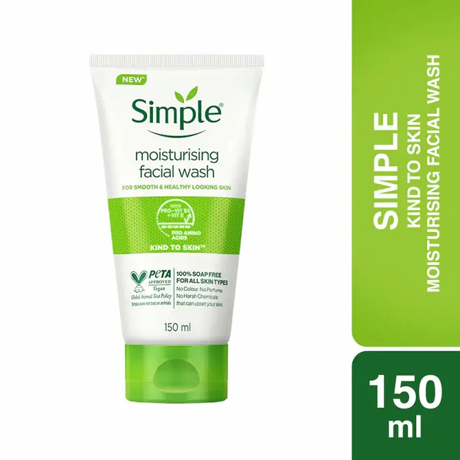 Simple Kind to Skin Moisturising Face Wash 150ml
