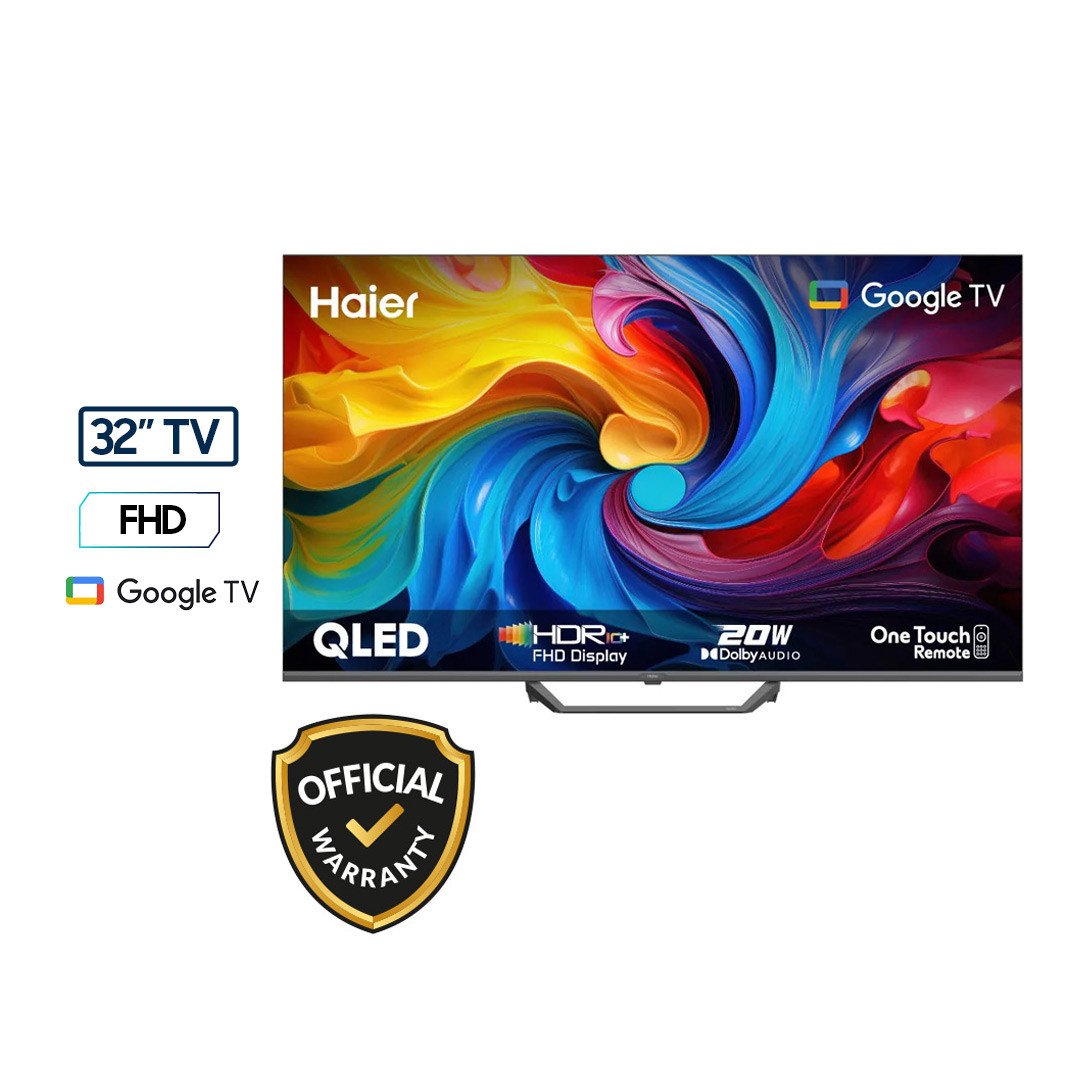 Haier 32 Inch QLED FHD Google TV (H32S80EFX)