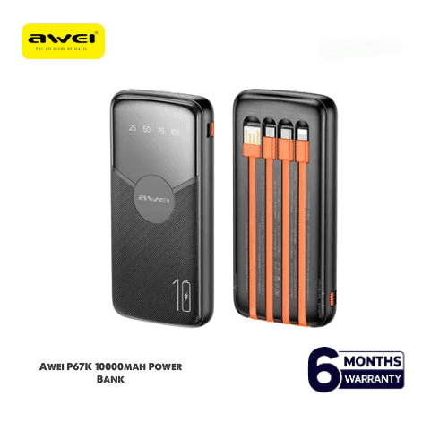 Awei P67K 10000mAh Multiple Output Power Bank