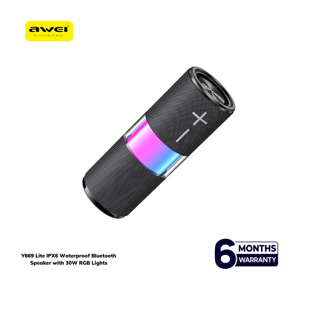 Y669 Lite IPX6 Waterproof Bluetooth Speaker with 30W RGB Lights