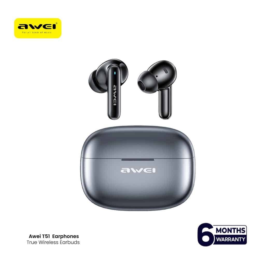 Awei T51 True Wireless Bluetooth Earphones
